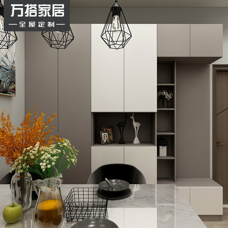 福州备餐柜定制餐边柜定做酒柜精品柜简约灰白备餐柜万搭橱柜衣柜